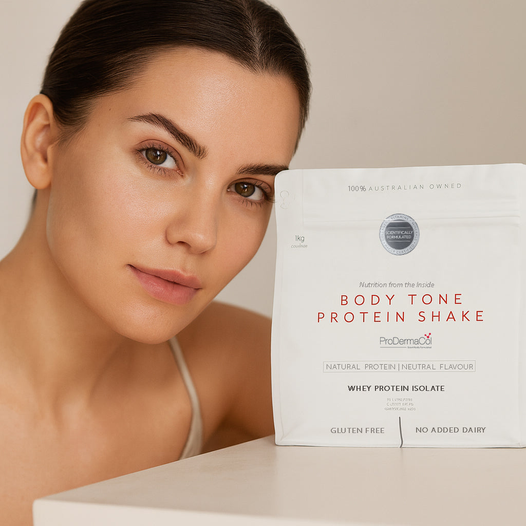 ProDermaCol Whey Protein Isolate Body Tone Shake Unflavoured 1kg