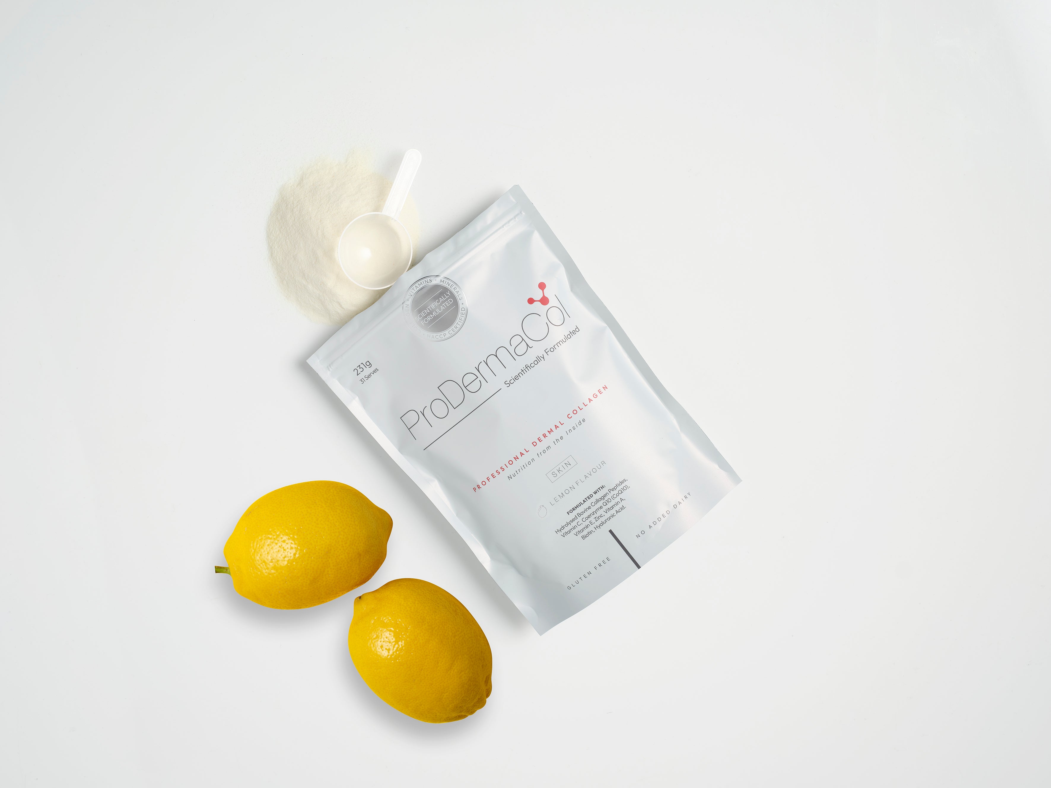 ProDermaCol® Professional Dermal Collagen for Skin 231g Lemon Flavour